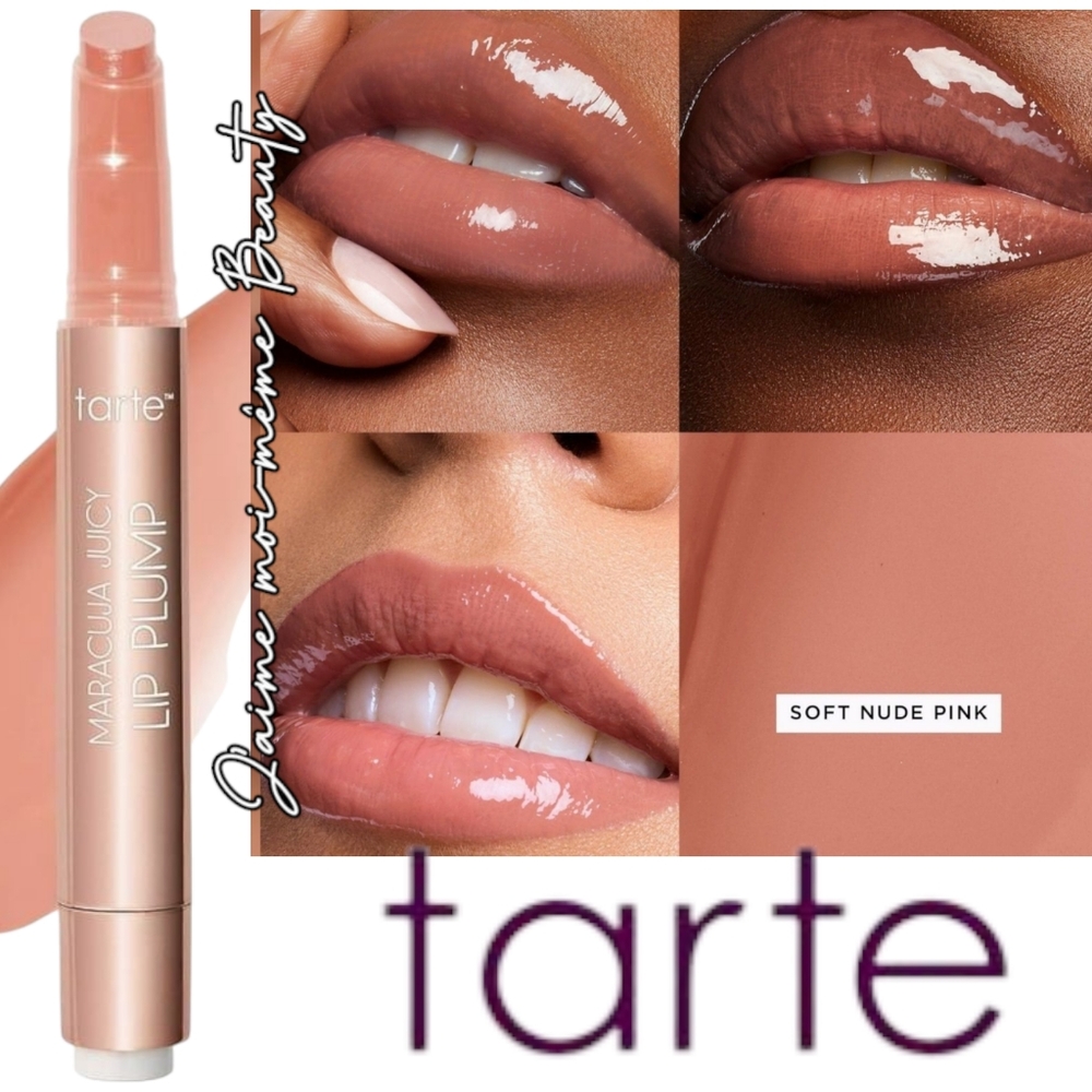 Tarte Maracuja Juicy Lip Plumping Balm In Soft Nude Pink